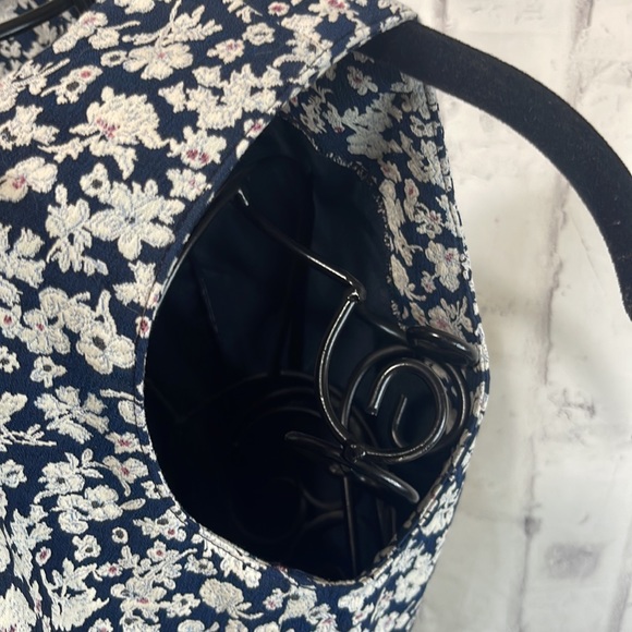 Worth New York Floral Sheath Dress Fully Lined Sleeveless Back Zip Scoop Neck - Picture 4 of 11